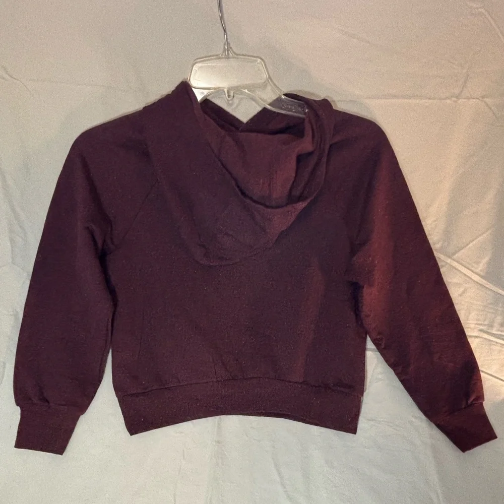 Mondetta Speckled Purple Youth Hoodie and Jogger Set Girls XS 5/6 - like new